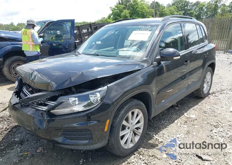 2017 Volkswagen Tiguan 2.0T/2.0T S z USA, uszkodzony, nr VIN WVGAV7AX3HK043141
